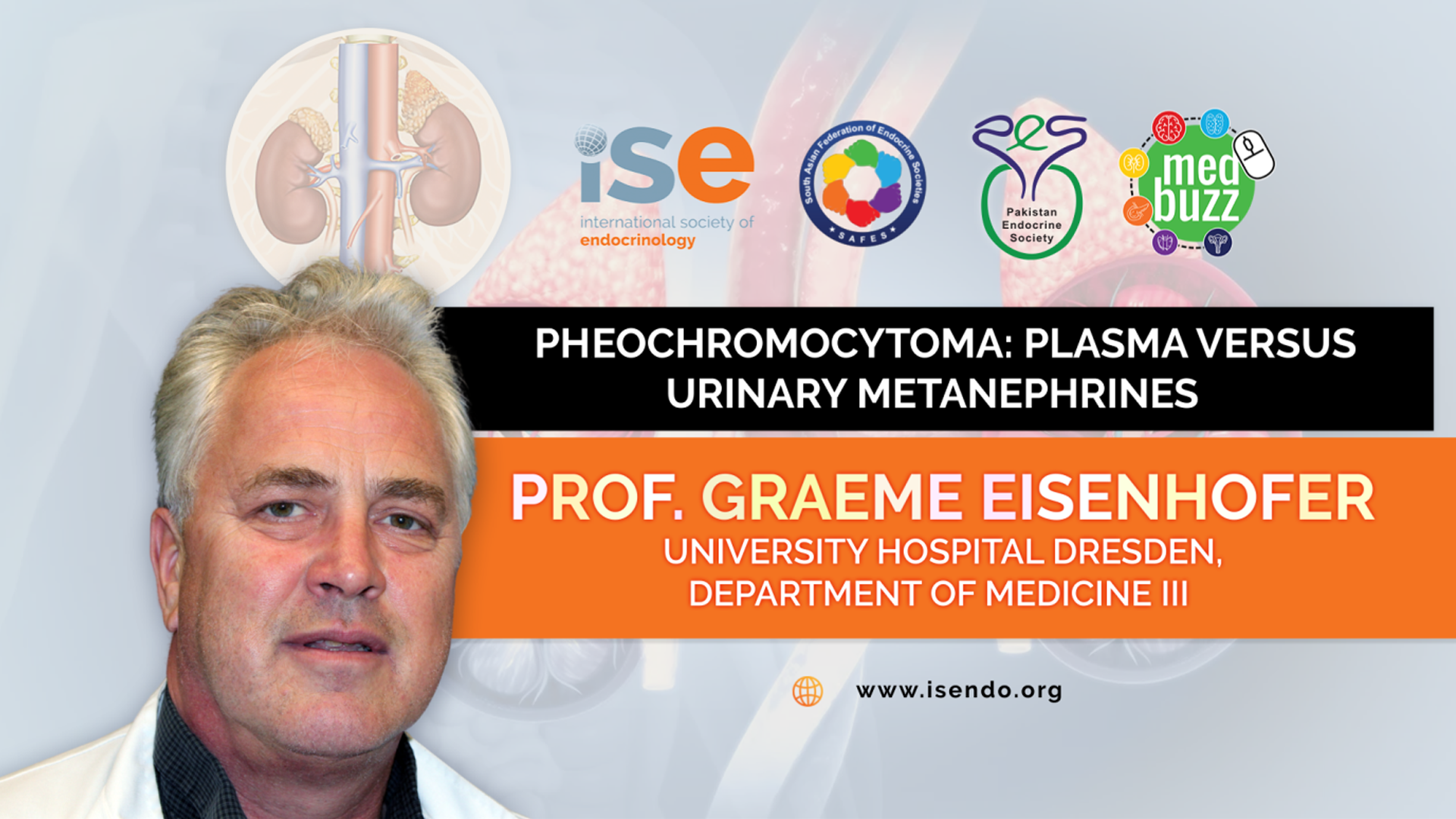 MEDBuzz Video - Pheochromocytoma: Plasma versus Urinary Metanephrines by Prof. Graeme Eisenhofer
